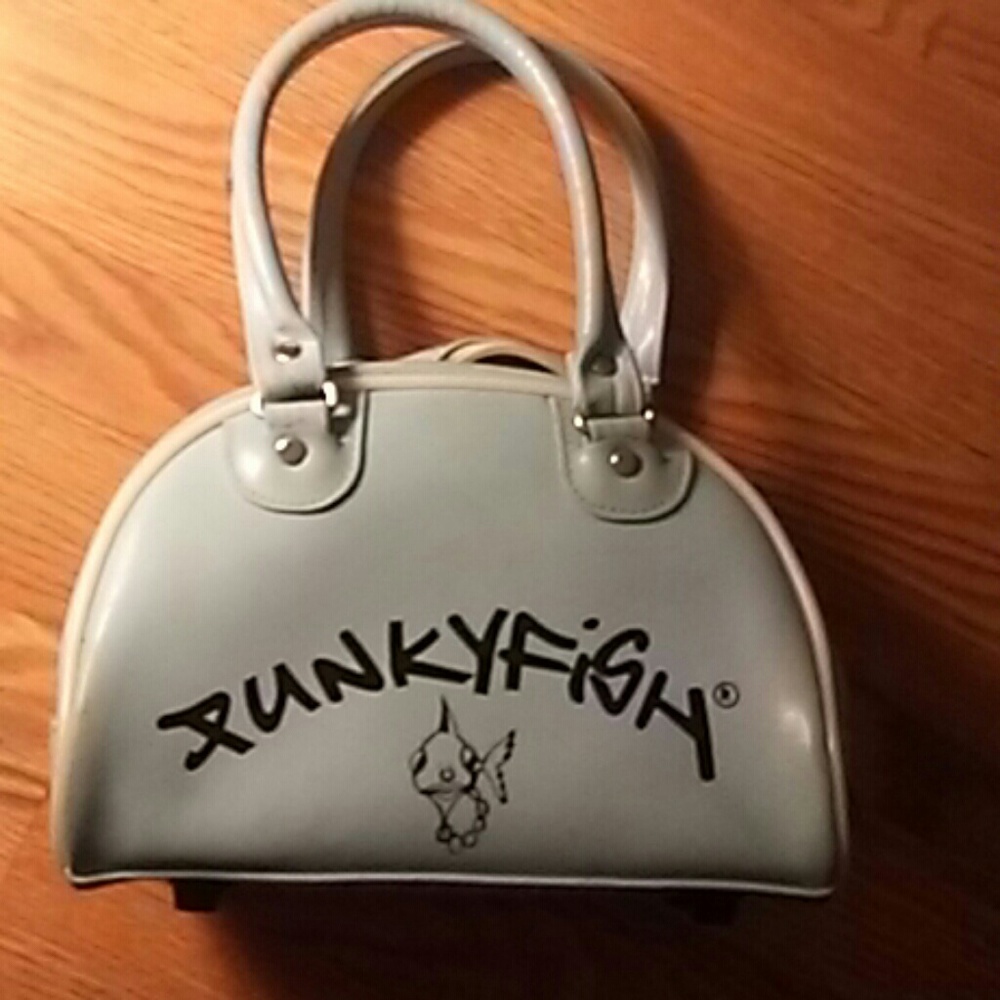 Leather hand bag